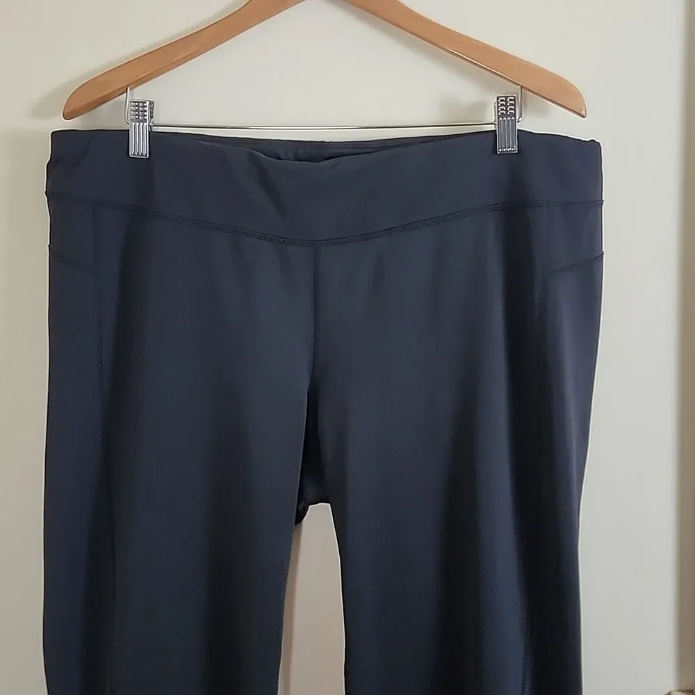 REI Women's Black Yoga Pants w/Elastic Waistband, Size Extra Large Petite (XLP)